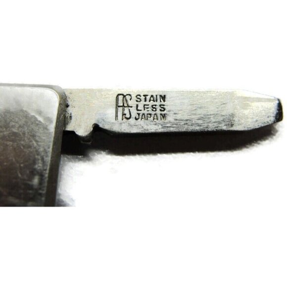 Money Clip IBEW 25 Year Local Union 1359 Square 2 Knife File Stainless Japan - Picture 7 of 8